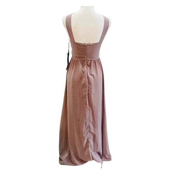 Lulu’s Mauve Maxi Dress XS X-Small NWT NEW! - Picture 2 of 9